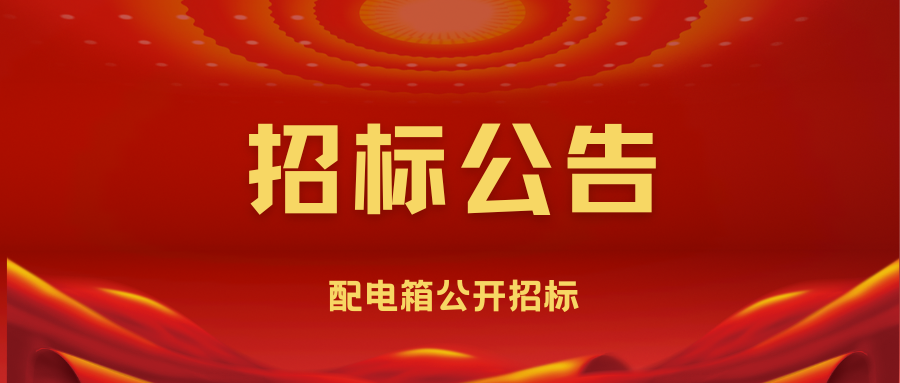 配电箱公开招标公告